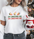 Bee Merry Christmas Shirt | Cute Bee Christmas Tee | Beekeeper Gift | Teacher Christmas Shirt | Honey Bee Lover Gift | Holiday Bee Shirt – view 4