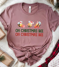 Bee Merry Christmas Shirt | Cute Bee Christmas Tee | Beekeeper Gift | Teacher Christmas Shirt | Honey Bee Lover Gift | Holiday Bee Shirt – view 5