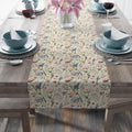 Wildflower Table Runner, Baby in Bloom Shower Table Decor, Spring Garden Floral Tablecloth, Garden Party Decor – view 3