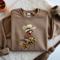Bee Wrangler Sweatshirt, Funny Beekeeper Gift, Honey Bee Hoodie, Sarcastic Bee Shirt, Beekeeper Humor Tee – view 2
