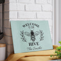Personalized Glass Cutting Board, Bee Lover Charcuterie Board, Custom Kitchen Gift, New Home Gift, Wedding Gift for Couple, Beekeeper Gift – view 2