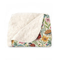 Cute Bug Sherpa Blanket, Ladybug Cozy Nursery Decor, Nature Lover Inspired Decor, Fleece Girl Bedroom Bedding – view 3