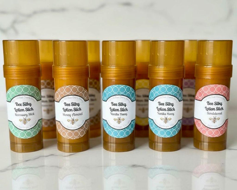Lotion Stick, Dry Skin Balm, Scented  Lotion Bar, Beeswax Solid Lotion, Bee Balm Organic Solid Lotion Stick, Heel Balm, Self Care Gift