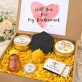 Be My Bridesmaid Gift Box, Proposal Box for Bridesmaid, Maid and Matron of Honor, Bridal Party Gift, Bee Wedding Gift Box