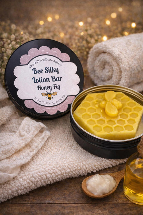 Beeswax Solid Lotion Bars, Bee Balm Organic Solid Lotion Travel Bar, Bee Gift for Her