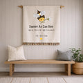 Personalized Baby to Bee Blanket, Sweet As Can Bee Nursery Crib Blanket, Custom Baby Blanket, Baby Keepsake Gift, Newborn Statistics Gift
