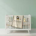 Personalized Baby to Bee Blanket, Sweet As Can Bee Nursery Crib Blanket, Custom Baby Blanket, Baby Keepsake Gift, Newborn Statistics Gift – view 3