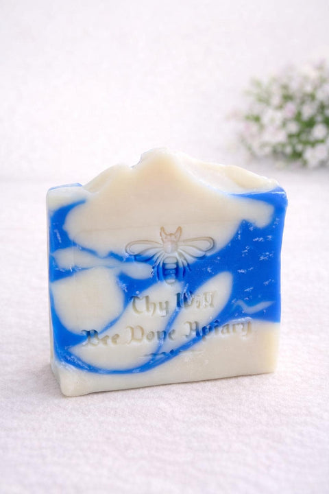 Blueberry Honey Handmade Organic Soap, Bee Gift for Women, Honey Infused Soap