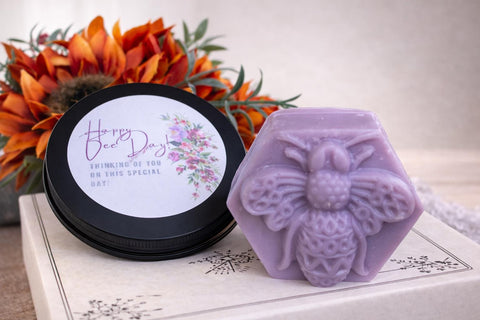 Honey Bee Soap Gift, Bee Lover Birthday Gift, Honey Infused Handmade Soap