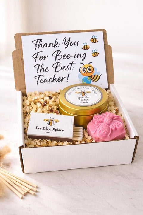 Teacher Appreciation Gift Box | Thank You Teacher Gift | School Teacher Gift | Teacher Gift Set | Preschool Teacher Gift | Bee Gift