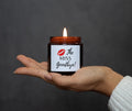 Kiss the Miss Goodbye Candle, Bachelorette Party Favor, Bridal Shower Candle Gift, Hen Party Favor, Wedding Shower Gift, Goodbye Miss Candle