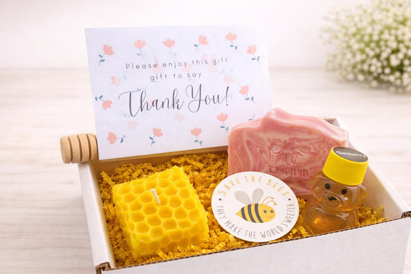 Thank You Gift Box, Appreciation Gift, Thinking of You Gift, Bee Gift Box, Friendship Gift Basket