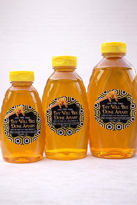 Raw Florida Wildflower Honey – Unfiltered Local Honey, 16 oz Glass Jar, Small‑Batch, Natural Sweetener