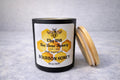 Kentucky Bourbon Luxury Candle for Men, 10oz Unisex Luxe Soy Wax Candles, Florida Gift, Groomsman Candle
