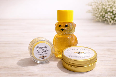 Honey Bee Gift Tower, Sweet Gift for Bee Lover, Self Care Gift Box, Save the Bees Set, Gift Under 20