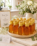 Muth Honey Jars, 4oz/8oz Glass Mini Honey Bottles, Honey Favors, Mini Honey Jar Wedding Gifts, Honey Shower Favors, Florida Honey
